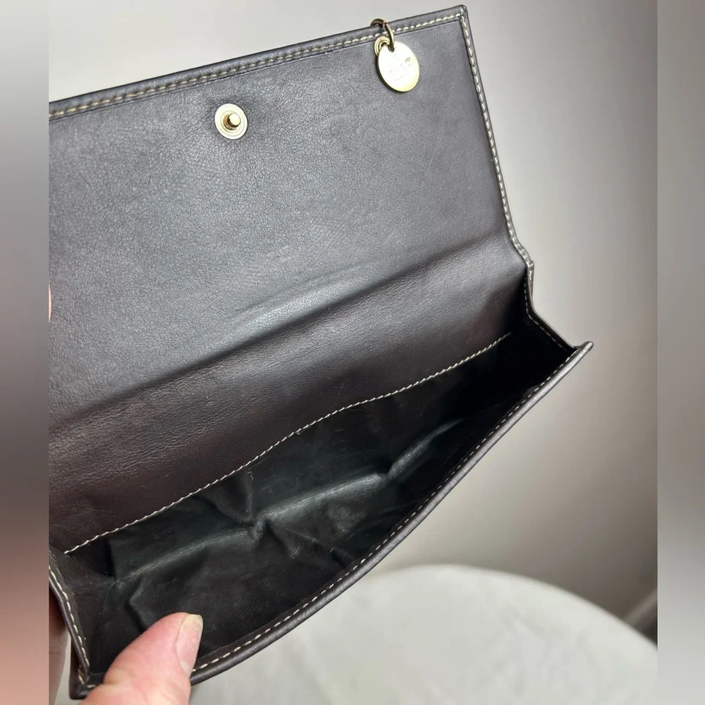 Gucci Authentic Canvas and Leather Wallet